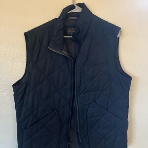J. Crew Men's Dark Quilted Vest
